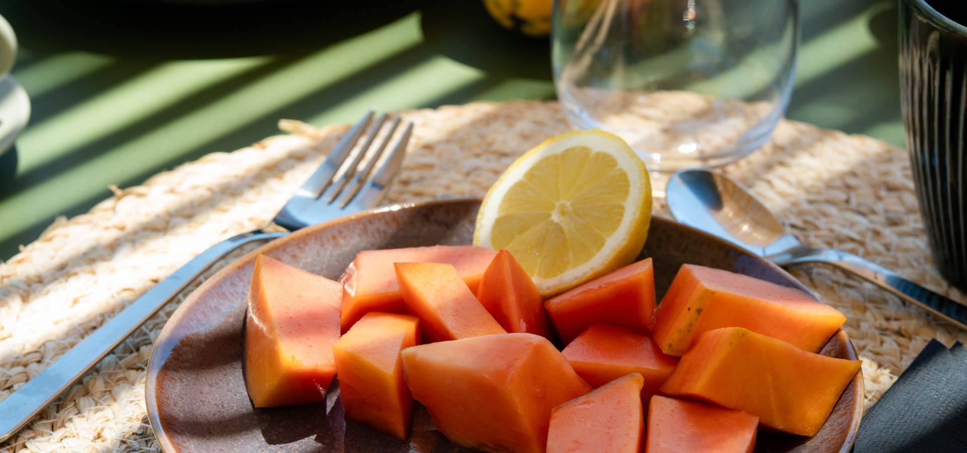 Foto papaia colazione